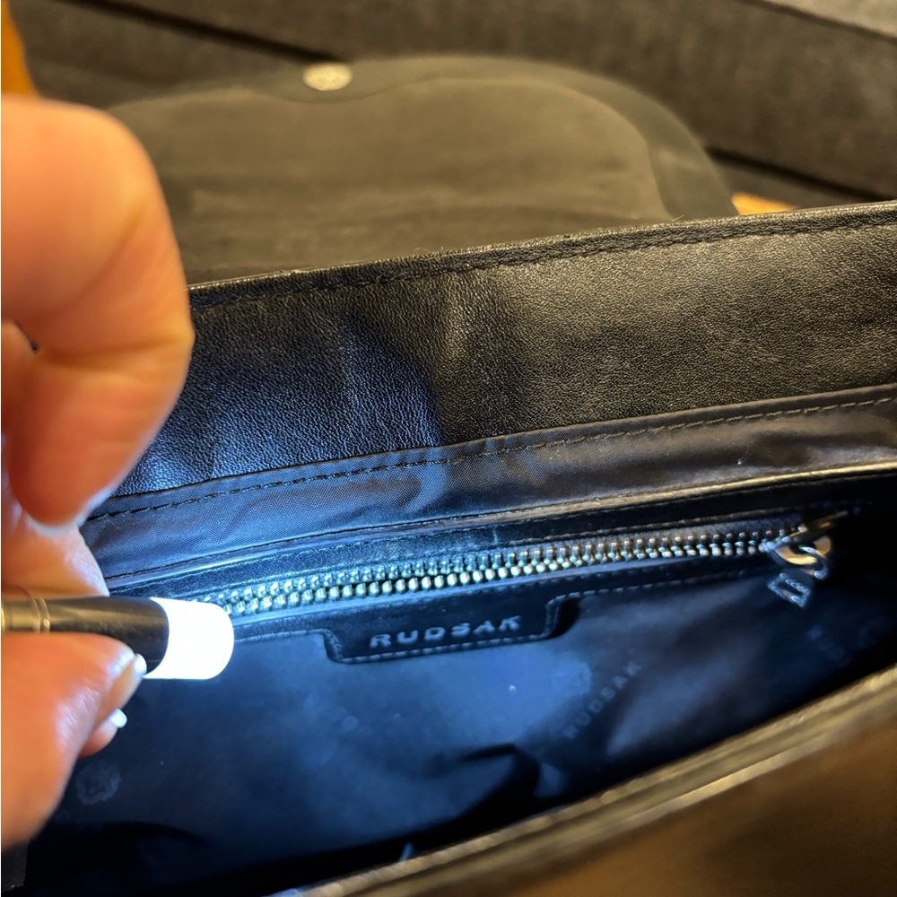 RUDSAK Black Crossbody Bag with Silver Accents - Picture 10 of 12